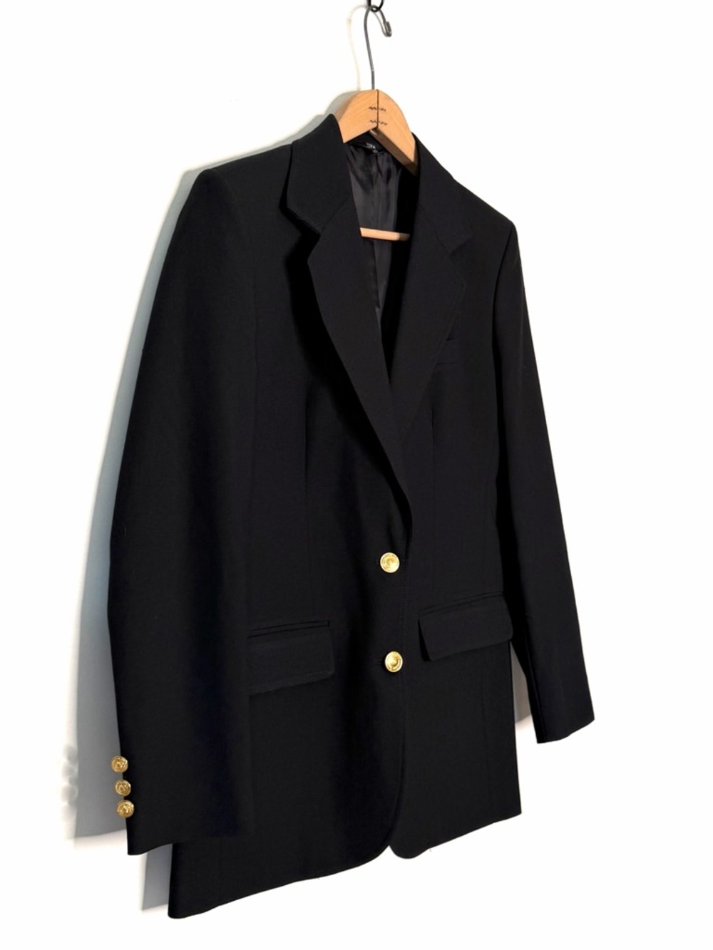 Edward’s Black Essential Polyester Blazer Size 0T - Picture 2 of 9